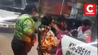 Patrullero choca con mototaxi y gestante queda herida en Tarma