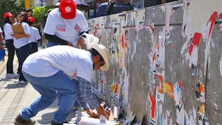 Elecciones 2026: Retiran 28 piezas de propaganda electoral en José Luis Bustamante y Rivero, en Arequipa