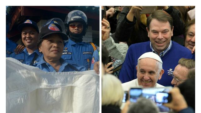Papa Francisco: Policías filipinos llevarán pañales durante visita del pontífice 