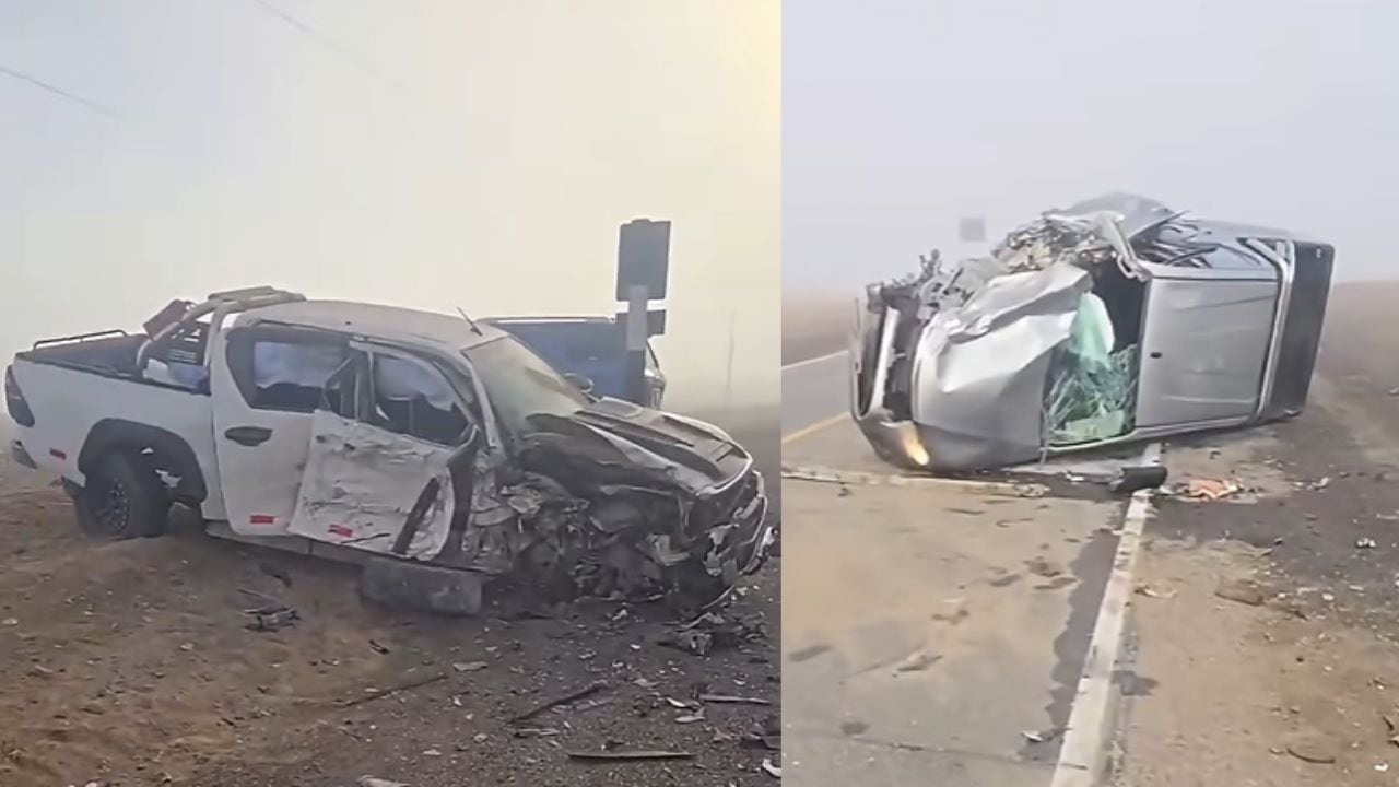 Choque de vehículos en la Panamericana Sur dejó heridos
