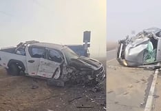 Choque de vehículos en la Panamericana Sur dejó heridos