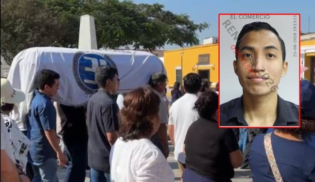 Estudiante fue velado en la ciudad de Lambayeque.