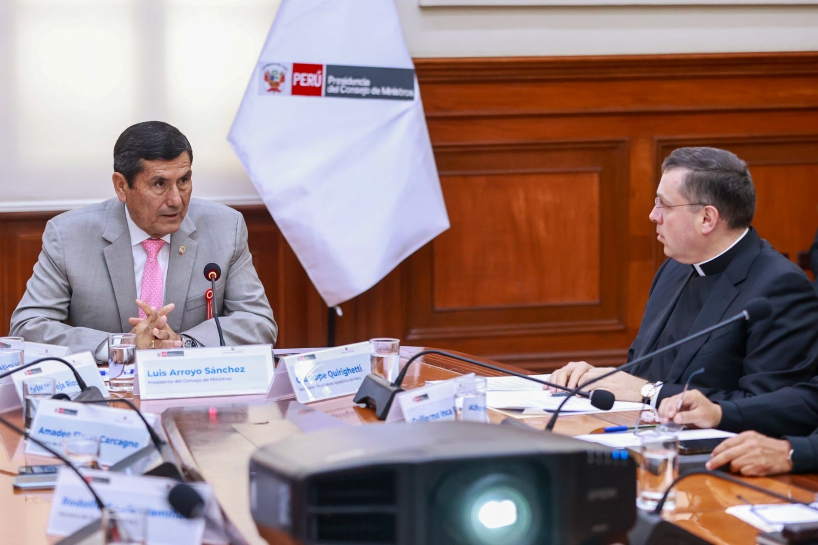 Gobierno acelera coordinaciones para la próxima visita del papa León XIV al Perú. Foto: Presidencia del Consejo de Ministros.