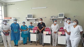 Trillizos nacen en el hospital Honorio Delgado Espinoza de Arequipa