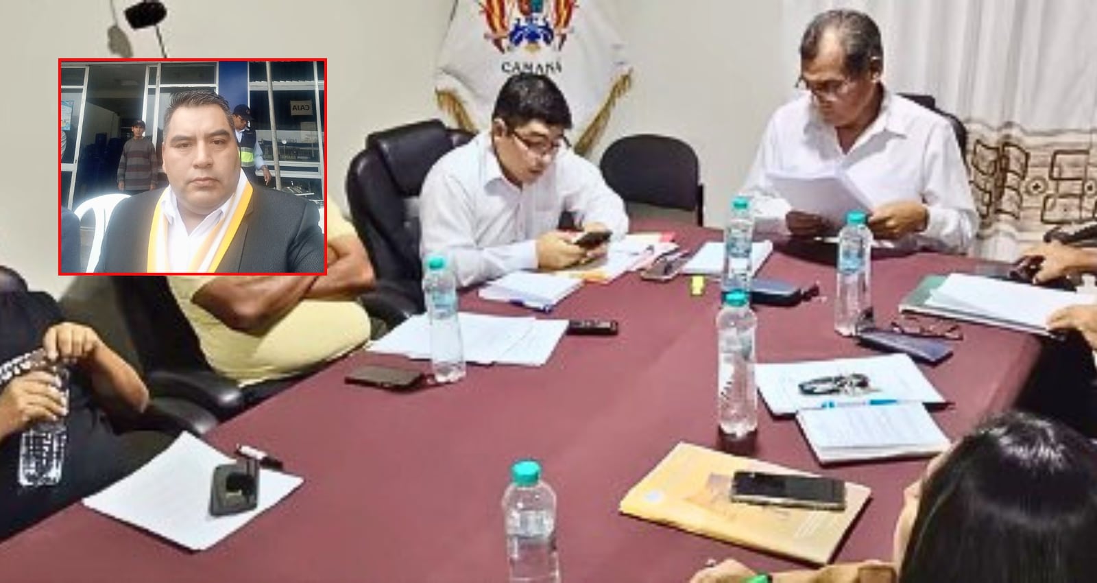 Concejo Municipal Provincial de Camaná aprobó la vacancia del regidor Basilio Solís Huamani. Foto: GEC.