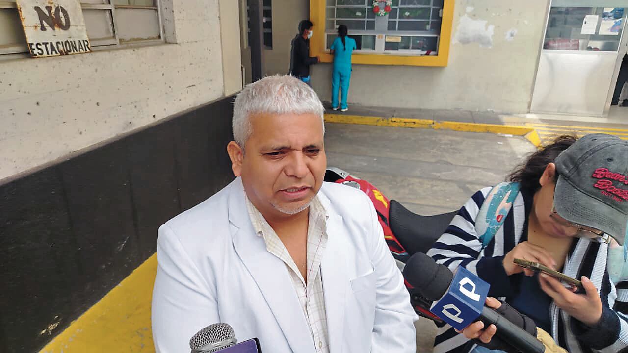 José Tanco, jefe del área de Emergencia del hospital Honorio Delgado Espinoza de Arequipa, recomienda mejores hábitos alimenticios. (Foto: Álvaro Figueroa/@photo.gec)