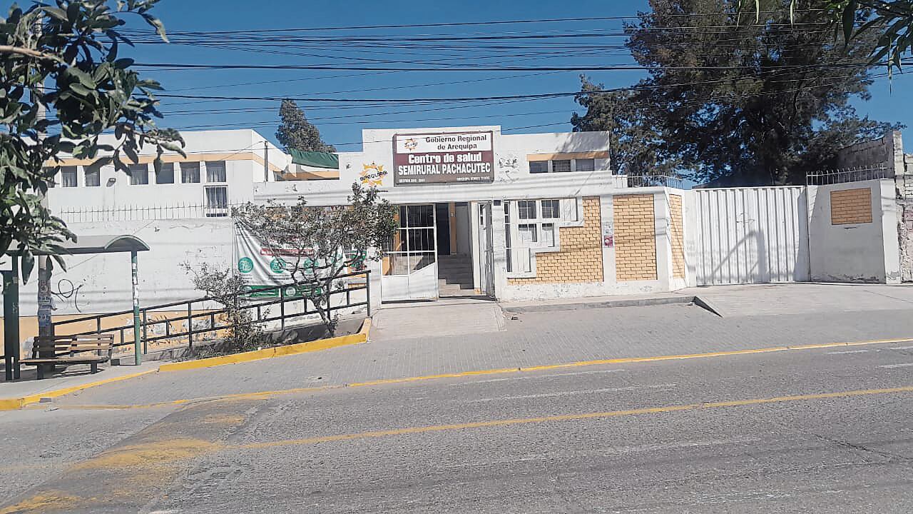 Centro de salud de Semirural Pachacutec en abandono. Foto: GEC.