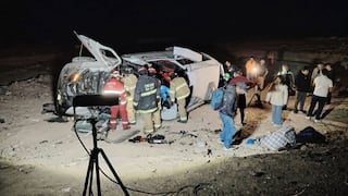 Muertos y heridos tras choque en la Panamericana Sur en la vía Moquegua-Arequipa