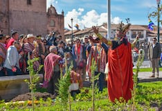 Las Fiestas del Cusco inician con una ofrenda a la Pachamama en la plaza mayor