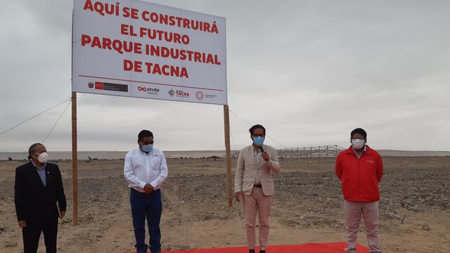 GRT transfiere terreno para parque industrial en Tacna