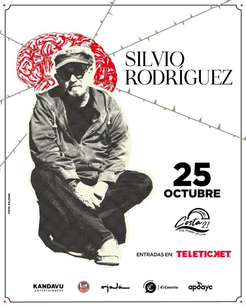 Silvio Rodríguez vuelve a Perú para un concierto especial en Costa 21. (Foto: Instagram)