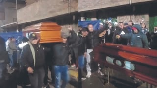 Con música, cerveza y disparos despiden a padre baleado en Huancayo