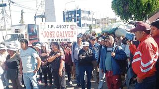 Obra paralizada en Arequipa: Colegio José Gálvez sin avance físico