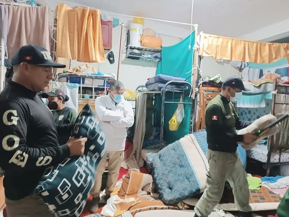 Requisa se realizó la madrugada de este sábado 31 de mayo en el penal de Socabaya. Foto: GEC.
