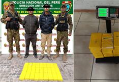 Caen con más de 28 kilos de cocaína en la carretera Palpa Llauta