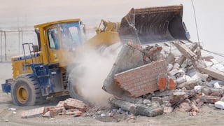 Desalojan invasiones en terrenos destinados para el puerto Corío en Islay