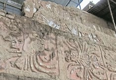 La Libertad: Lluvias dañan murales de huaca de la Luna