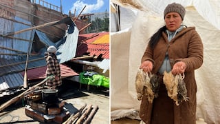 Huancayo: Techos colapsados y animales muertos deja inusual ventarrón