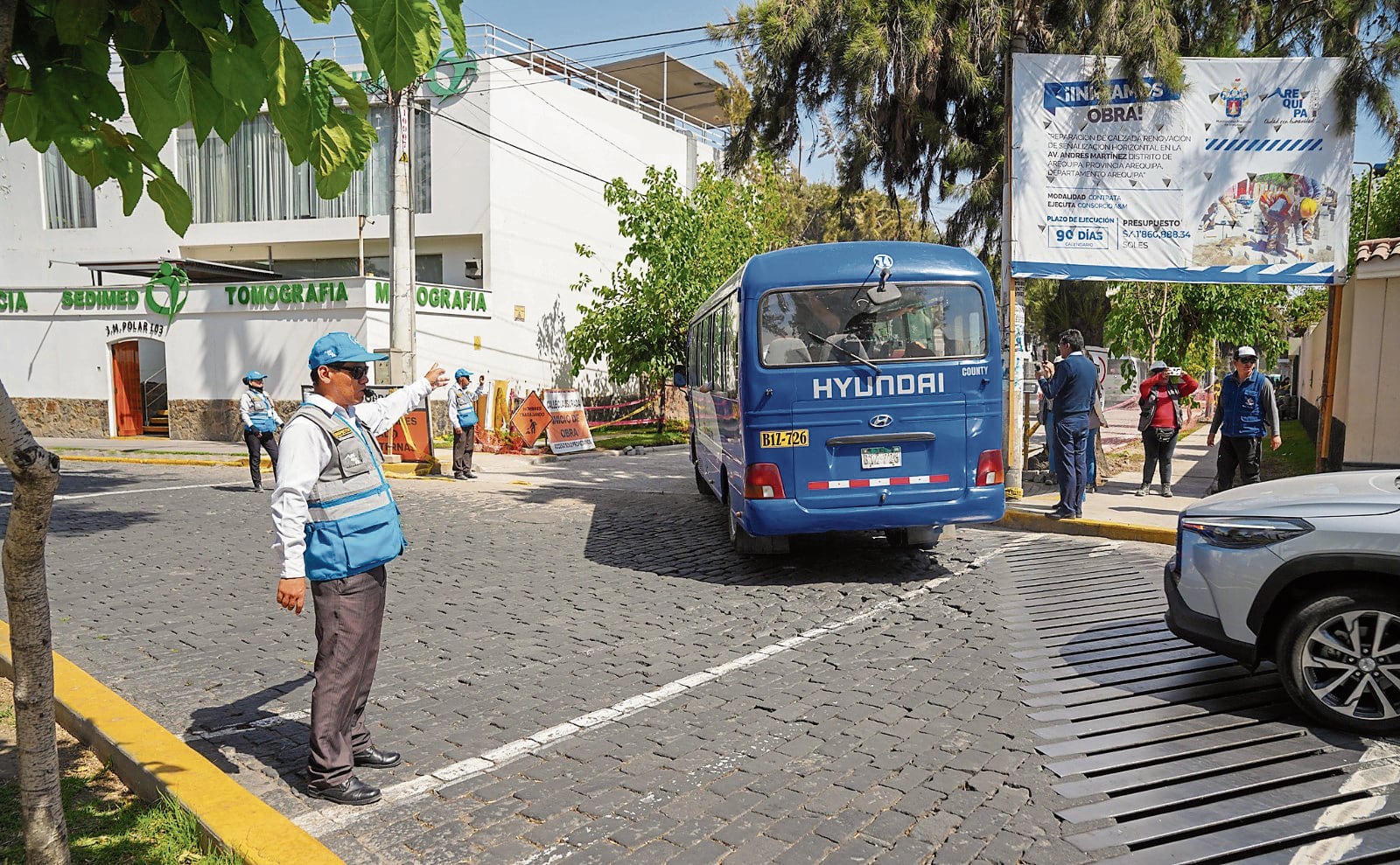 La Municipalidad Provincial de Arequipa deberá corregir errores en obra de av. Andrés Martínez. Foto: MPA.