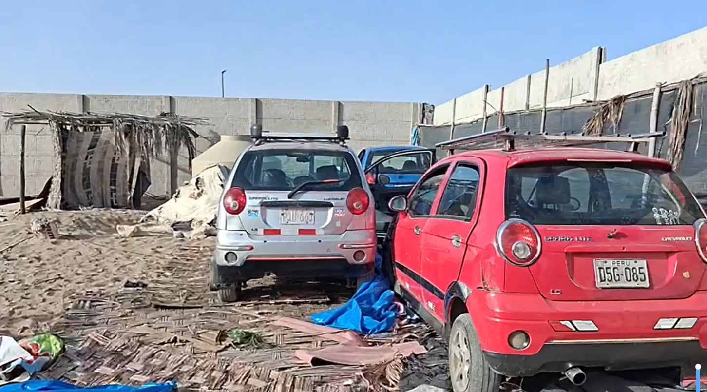 Vehículos robados en Chincha, fueron hallados en "guarida" por La Tierra Prometida, en Ica