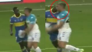 El motivo de la expulsión de Luis Advíncula: el lateral metió un cabezazo a futbolista en el Boca vs. Racing