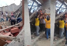 Chiclayo: cinco obreros resultan heridos tras colapso de vivienda en construcción