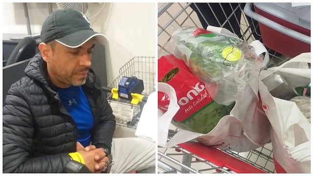 Surco: Detienen a sujeto que intentó robar más de S/ 450 en mercadería de conocido supermercado (FOTOS)
