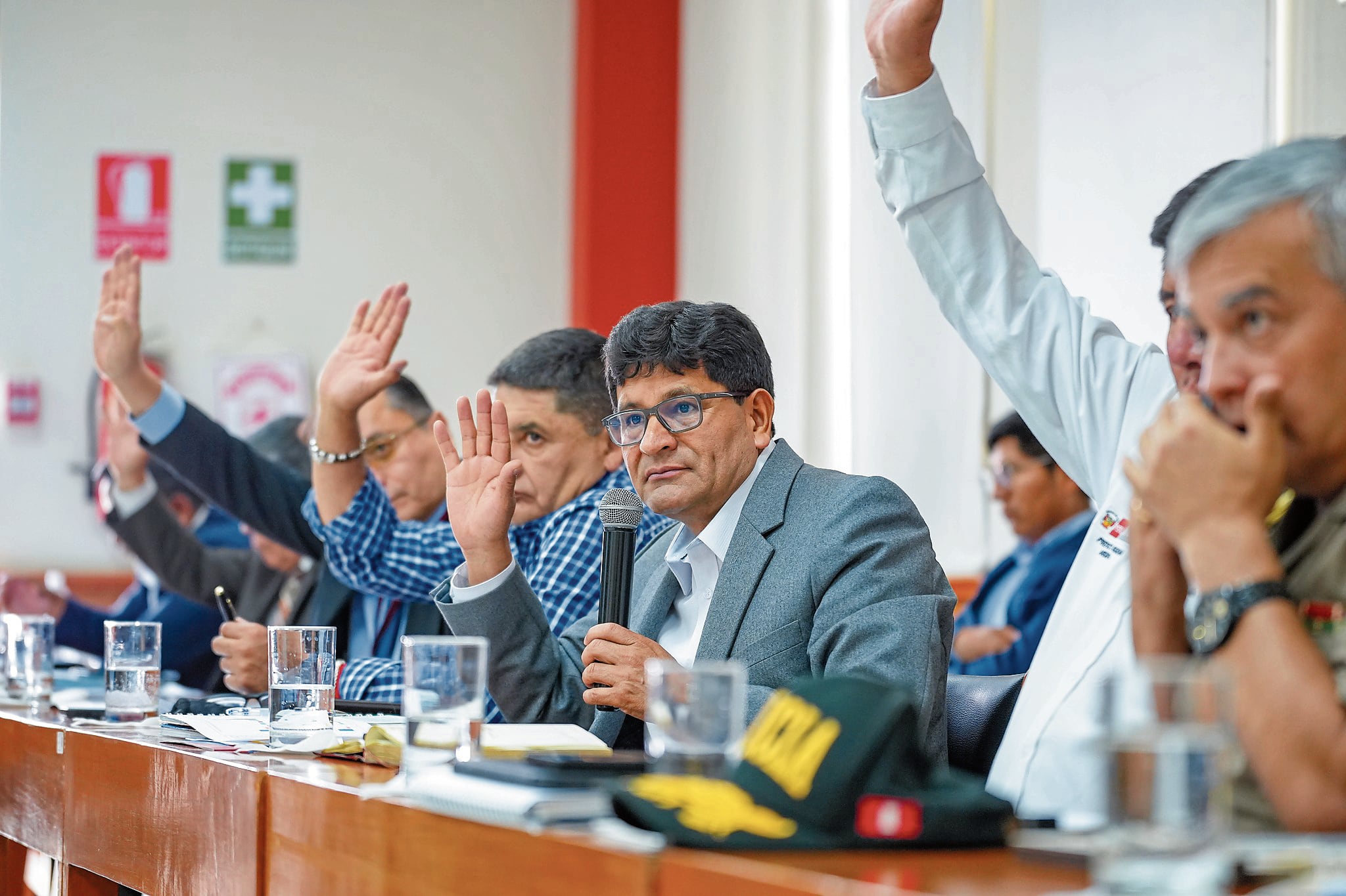 Las autoridades toman acuerdos para la seguridad en Arequipa, pero no logran concretarse. Foto: Gobierno Regional de Arequipa.