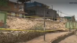 Colapsa cerco perimétrico de colegio Faustino Sánchez Carrión en Ventanilla