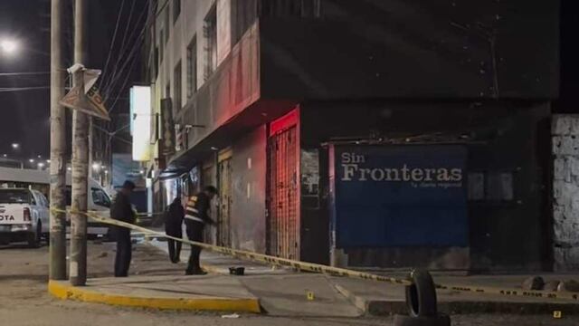 Comerciante herido por un disparo de una mafia de extranjeros en Arequipa que cobra cupos a meretrices