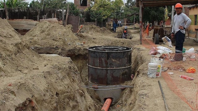Piura: Detectan adelanto irregular de S/ 2.6 millones en obra de saneamiento de La Legua