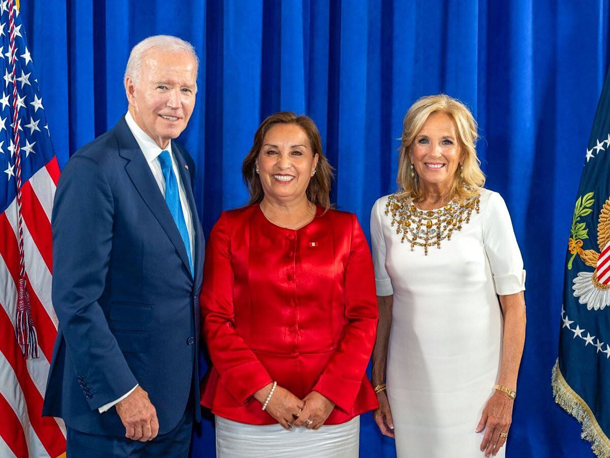 Dina Boluarte se ha encontrado con Joe Biden en su viaje anterior a Estados Unidos. (Foto: Presidencia)