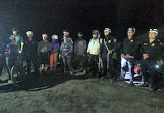 Tacna: Policías rescatan a grupo de ciclistas perdido en Lomas de Sama