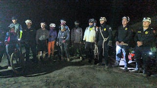 Tacna: Policías rescatan a grupo de ciclistas perdido en Lomas de Sama