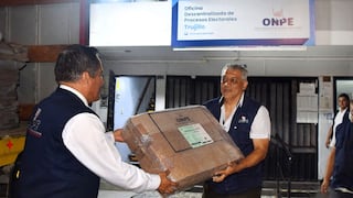 ODPE Trujillo recibe material electoral para comicios del 30 de noviembre