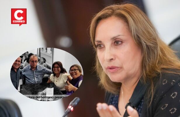 Dina Boluarte molesta con la prensa. (Foto: Composición CORREO)