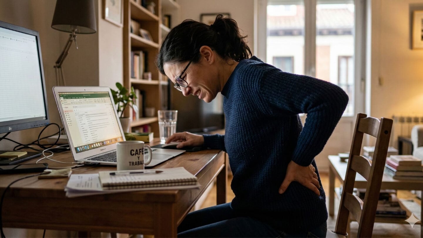Una silla ergonómica no resuelve por sí sola los efectos de permanecer varias horas en una posición fija. Incorporar movimiento, pausas activas y ajustar el espacio de trabajo son algunas de las recomendaciones.