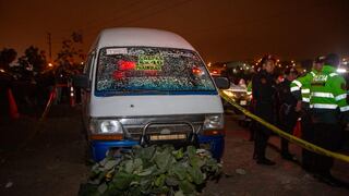 Lurín: Dos muertos y tres pasajeros heridos tras ataque a combi