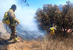 Incendio forestal afecta 15 hectáreas en Chivay