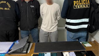 Capturan a presunta banda por receptación de celulares robados en Arequipa