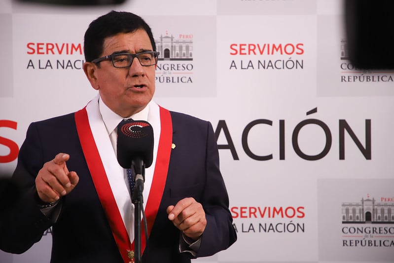 José Williams es proclamado candidato presidencial de Avanza País rumbo a 2026. Foto: Congreso de la República