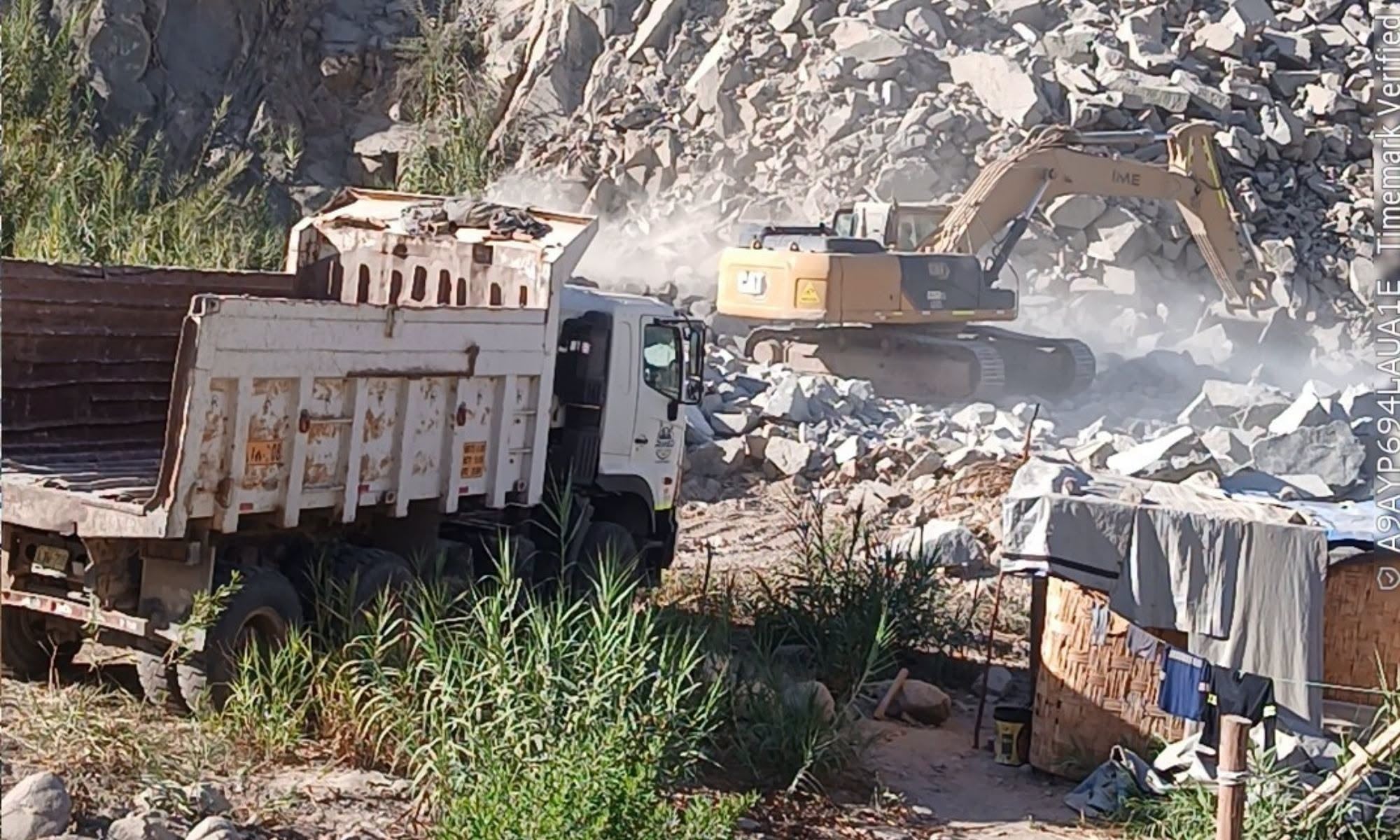 Niño Costero: protegen la defensa ribereña en el valle de Chorunga en Arequipa (Foto: Municipalidad de Río Grande)