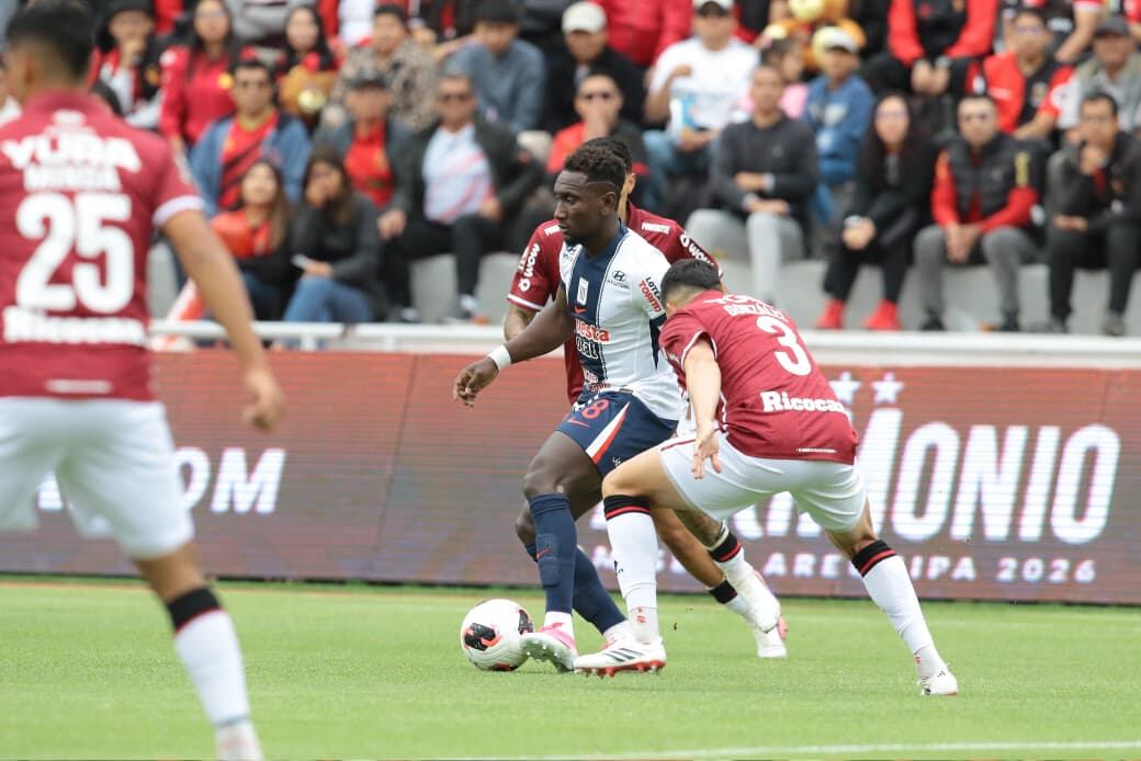 FBC Melgar 1-1 Alianza Lima, primer tiempo, por la fecha 6 del Torneo Clausura de la Liga 1 2026. (Foto: Omar Cruz/@photo.gec)