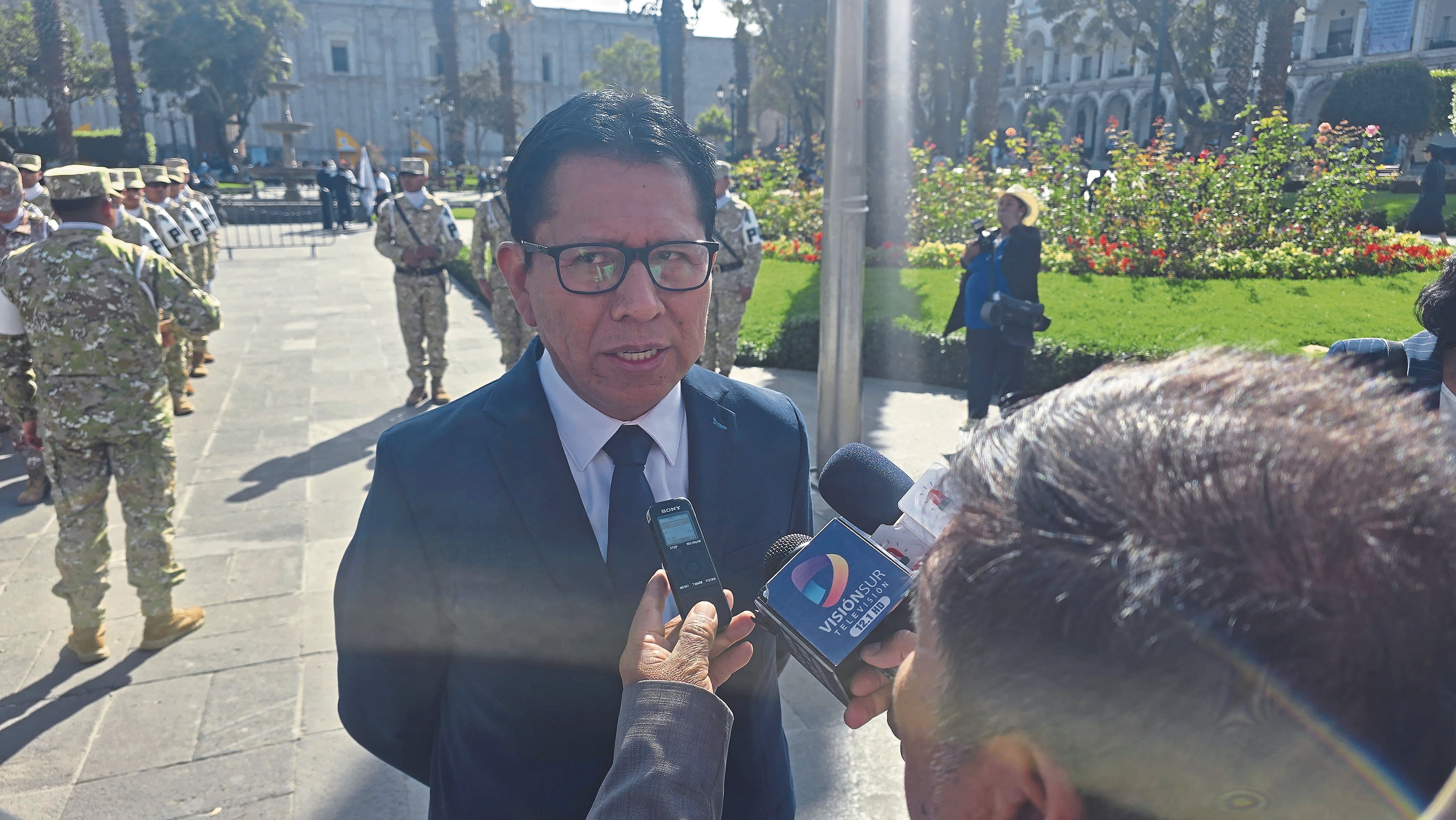 Presidente de la Corte de Justicia de Arequipa, Nicolás Iscarra. Foto: GEC.