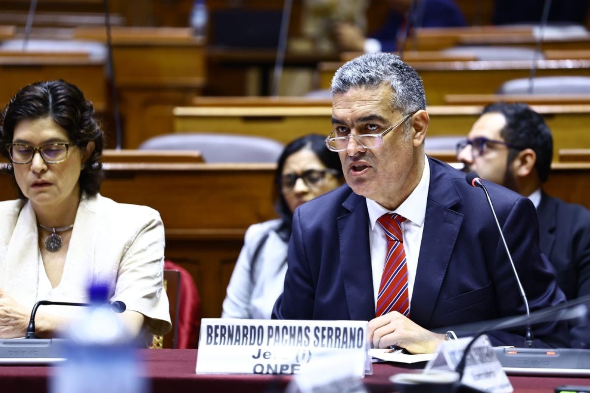 El jefe interino de la ONPE, Bernardo Pachas, dijo que todo dependerá del nuevo jefe de la institución. Foto: Congreso.