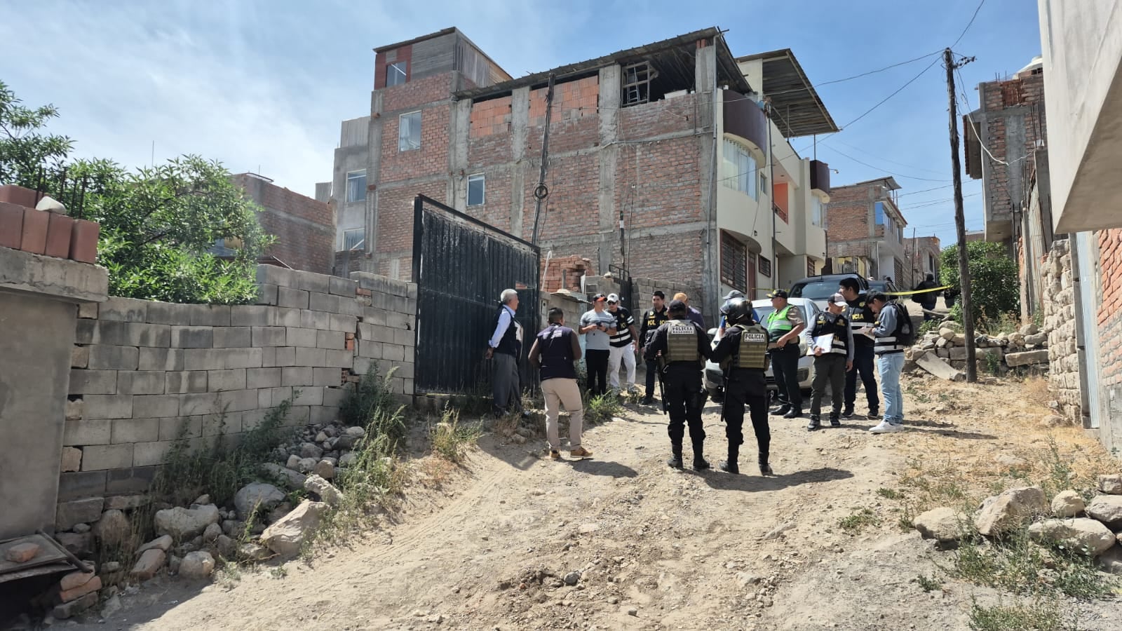 Detienen a clan familiar que operaba laboratorio de droga en Arequipa (Foto: Pedro Torres/@photo.gec)