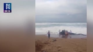 Continúa la búsqueda de cuatro pescadores desaparecidos tras naufragio en el mar de Paracas