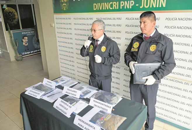 Policía presenta banda delictiva que ya tenía antecedentes
