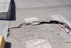 Ica: vecinos de La Tinguiña denuncian peligroso forado en cruce peatonal