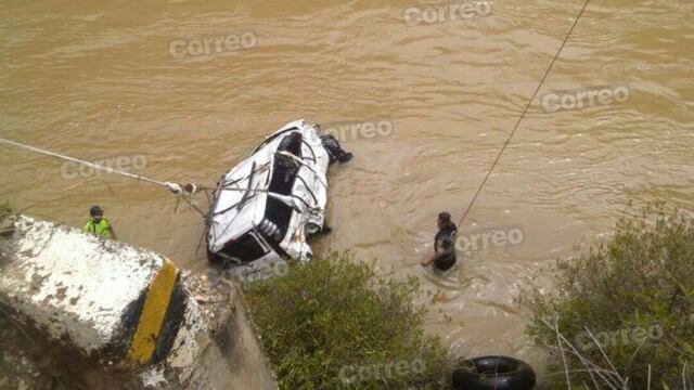 Policía continúa búsqueda de albañil en el río Mantaro 